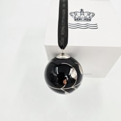 Sort Mega Riflet Julekugle. 1 sortering    