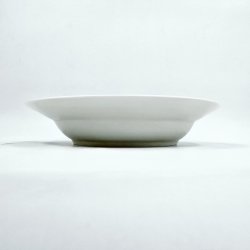 Musselmalet Riflet Dyb Tallerken nr. 1-165. sortering 1 