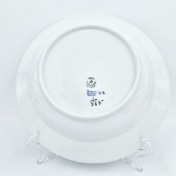 Musselmalet Halvblonde Dyb Tallerken nr. 1-565. sortering 2  