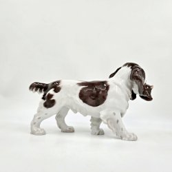 B &amp; G Figur Spaniel Med Fugl nr. 2061. sortering 2