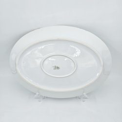 Mgestel Stort Ovalt Fad nr. 15 Med Guldkant 2 sortering  