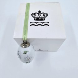 Royal Copenhagen Pskeg Hvid Anemone 2009. Sortering 1 