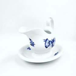 Bl� Blomst Flettet Sovsesk�l nr. 10-8069. sortering 2 