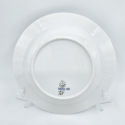 Musselmalet Riflet Dyb Tallerken nr. 1-165. sortering 2 