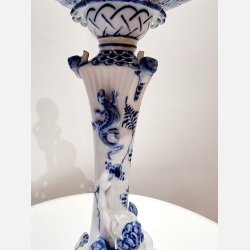 Musselmalet Helblonde Kandelaber nr. 1006. sortering 1 