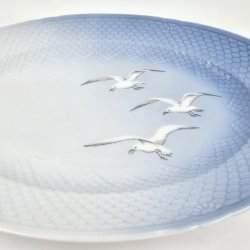 Mgestel Ovalt Fad nr. 15 Uden Guldkant 2 sortering  