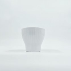  Hvid Riflet ggebgere nr. 697. sortering 1