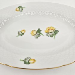 Erantis Ovalt Fad nr. 18 Med Guldkant 1 sortering  