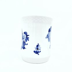 Bl� Blomst Flettet Vase nr. 10-8254. sortering 1