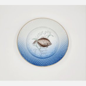 Mgestel Fisketallerken Rdsptte nr.3. sortering 1 