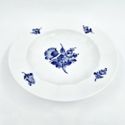 Bl Blomst Kantet Lille Dybtallerken nr. 10-8547. sortering 3  