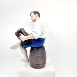 B &amp; G Figur Harmonikaspiller nr. 1661. Sortering 1 