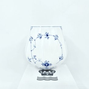 Musselmalet Riflet Vase nr. 680. sortering 1  