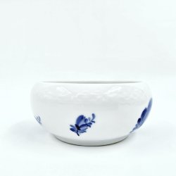 Bl� Blomst Flettet Skyllesk�l nr. 10-8224. sortering 1 Sj�lden 