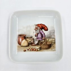 B &amp; G Firkantet Asiet Nisse Skal Lave bleskiver nr. 5453. sortering 1 Sjlden