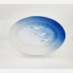 Mgestel Ovalt fad nr. 15 Uden Guldkant 1 sortering 