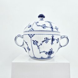 Musselmalet Riflet Sukkerskl nr. 1-244. sortering 2 