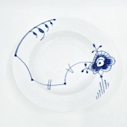 Bl Mega Riflet Dyb Tallerken nr. 604. sortering 1  