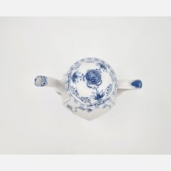 Musselmalet Helblonde Stor Kaffekande nr. 1-1202. sortering 1