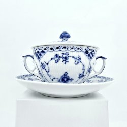 Musselmalet Halvblonde Bouillonkop nr. 1-764. sortering 1