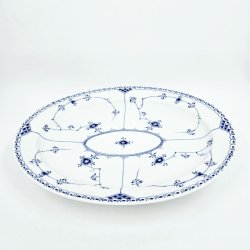 Musselmalet Halvblonde Ovalt Fad nr. 1-534. sortering 2  