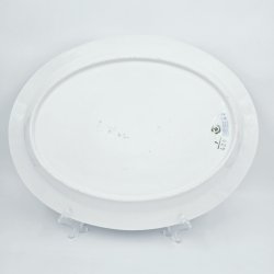 Musselmalet Halvblonde StortOvalt fad nr. 1-629. sortering 2  