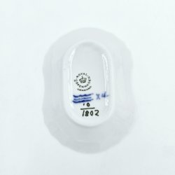 Bl� Blomst Svejfet Saltkar nr. 10-1802. sortering 2  