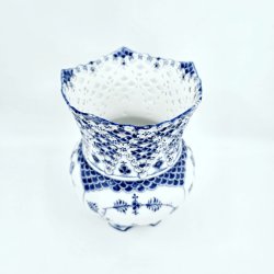 Musselmalet Helblonde Vase nr. 1-1124. sortering 1 