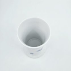 Bl Blomst Flettet Vase nr. 10-8237. sortering 2 Sjlden