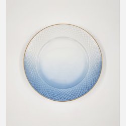 Bl Tone Dkketallerken / Musling nr. 248 Med Guldkant 2 sortering 