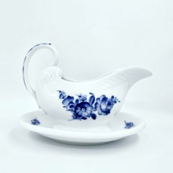 Bl� Blomst Flettet Sovsesk�l nr. 10-8069. sortering 2 