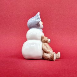 Royal Copenhagen Figur Snemand Dreng nr. 019. sortering 1 