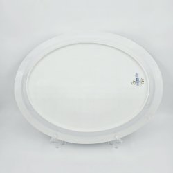 Musselmalet Halvblonde Ovalt Fad nr. 1-535. sortering 2  