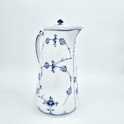 Musselmalet Riflet Chokolade Kande nr.1-34. sortering 1  