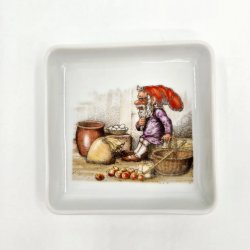 B &amp; G Firkantet Asiet Nisse Skal Lave bleskiver nr. 380. sortering 1 Sjlden 