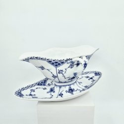 Musselmalet Halvblonde Sovseskl nr. 1-585. sortering 1 