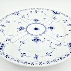 Musselmalet Halvblonde Middagstallerken nr. 625. sortering 2  