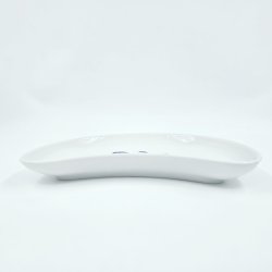 Bl� Blomst Flettet Halvm�ne Asiet nr. 8010. sortering 3  