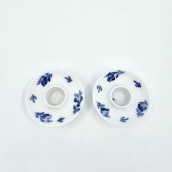 Bl Blomst Lysestage nr. 10-9632. 1 st. sortering 3 Sjlden 