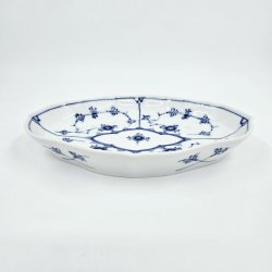 Musselmalet Riflet Oval Asiet nr. 1-147. sortering 1