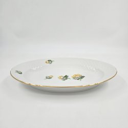 Erantis Ovalt Fad nr. 18 Med Guldkant 1 sortering  