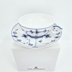 Musselmalet Riflet Tekop nr. 1-76. sortering 2