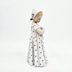 B &amp; G Figur Mary Pigen Med Dukke nr. 1721. Sortering 1