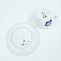 Bl� Blomst Flettet H�jhankskop nr. 10-8195. sortering 1 SJ�LDEN  