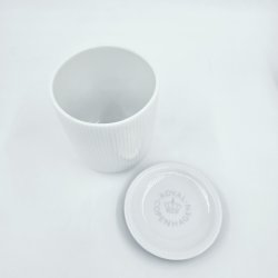 Hvid Riflet Krukke nr. 558. sortering 1 