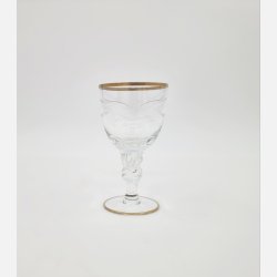 Mgeglas portvinglas Med Guldkant