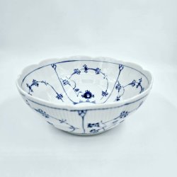 Musselmalet Riflet Salatkumme nr. 1-311. sortering 2  