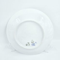 Bl� Blomst Flettet Rundt Fad nr. 10-8212. sortering 1 