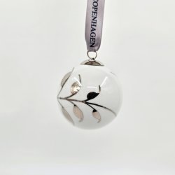 Bl� Mega Riflet Julekugle. 1 sortering 