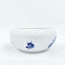 Bl� Blomst Flettet Skyllesk�l nr. 10-8224. sortering 1 Sj�lden 